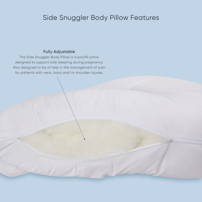 side snuggler, body pillow, pregnancy pillow, maternity pillow