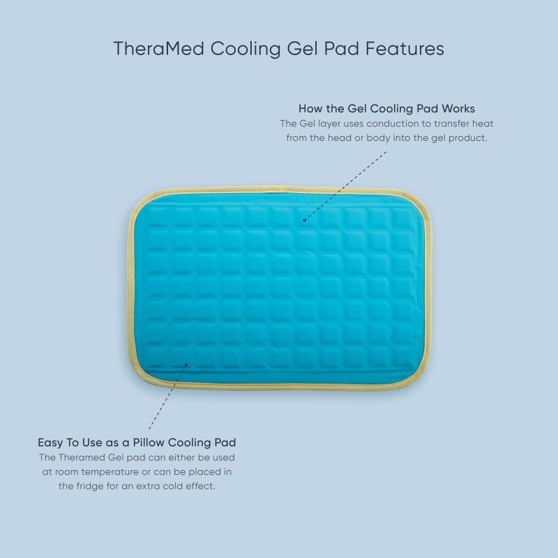 cooling gel pillow pad