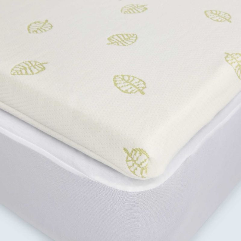 8cm Thickness Breathable Structure Dunlop Technology and 7 Support Zones Mattress Topper in 100% Natural Latex Material 80x200x8 